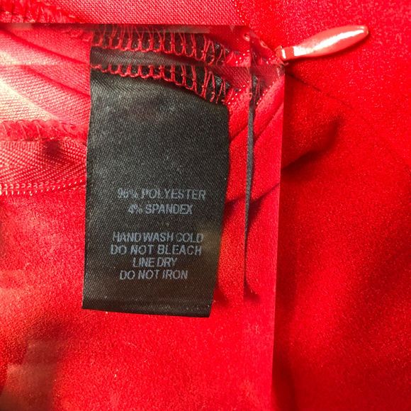 Lulus Gorgeous Deep V Red Jumpsuit Wide Leg L - Picture 7 of 12